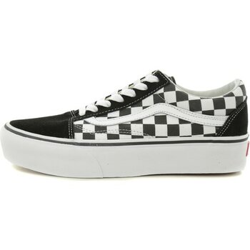 VANS Ua Old Skool Platform VN0A3B3UHRK1 Unisex SİYAH-BEYAZ Günlük Sneaker Ayakkabı - Siyah - 36,5