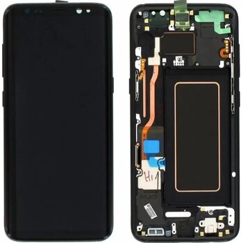 Samsung Galaxy Uyumlu S8 Sm-g950 Lcd Ekran Dokunmatik Çıtalı Siyah Diğer