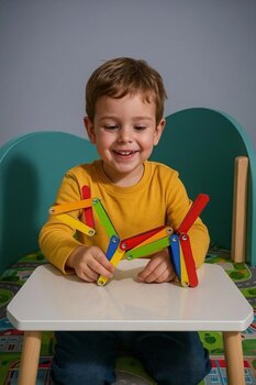 Edu&Hobby Montessori Oyuncak-Eğitici Katlanabilir Tasarım Oyuncağı-Zeka Geliştirici Set-3+Yaş