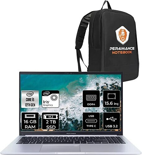 Asus Vivobook 15 X1502ZA EJ030W 15.6 inç Intel Core i5 1235U 16 GB 2 TB SSD Intel Graphics FreeDOS