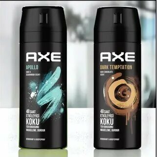 Axe Dark Temptation 150 ml + Apollo 150 ml Erkek Sprey Deodorant