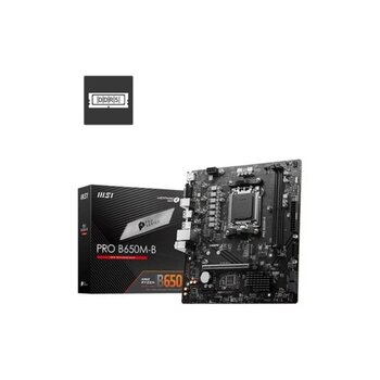 Msı Pro B650m-B Ddr5 Hdmı Pcıe 16X V4.0 Am5 Matx