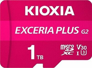 Kioxia Exceria Plus G2 LMPL2M001TG2 Class 10 UHS-I U3 A1 V30 1 TB Micro SD Kart