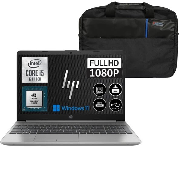 HP 250 G9 6Q8M7ES21 15.6 inç Intel Core i5 1235U 16 GB 256 GB SSD NVIDIA GeForce MX550 Windows 10 Home