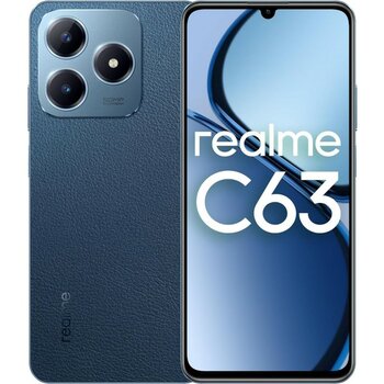 Realme C63 Mavi Cep Telefonu 256GB Hafıza 8GB RAM 4.5G Mobil Bağlantı Hızı ile Güçlü Performans - Siyah - Gri - 256 GB
