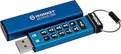 Kingston IronKey Keypad 200 IKKP200-256GB USB 3.2 256 GB Flash Bellek
