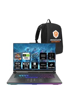 Asus Rog Strix G16 R9 8940Hx 24Gb 2Tb Ssd Rtx5060/8Gb 240Hz 16" Wqxga W11p Gaming Laptop G614pm