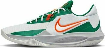 Nike DD9535-103 Precision 6 Basketbol Ayakkabısı - 45 - Yeşil - Beyaz