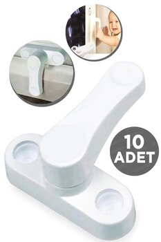 BarkoFix 10 Adet Kapı Pencere Emniyet Kilidi Pimapen Pvc Için Koruma Kilit