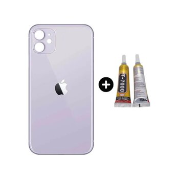 Apple Uyumlu Iphone 11 Arka Pil Batarya Kapak Mor + B7000