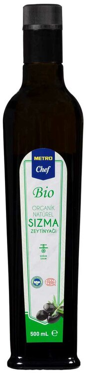 Metro Chef Bio Zeytinyağı Organik Sızma 500 Ml