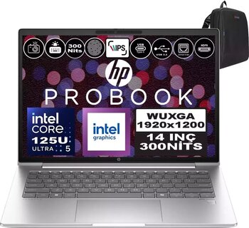 Hp Probook 440 G11 Intel Core Ultra 5 125U Ddr5 64GB 4tb SSD Intel® Aı Boost 14" Wuxga IPS Windows 11 Pro Taşınabilir Bilgisayar A22ZCEAP24 + Zetta Çanta