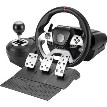 Rampage Pace V987 Only Pc 3 Pedallı - El Vitesli Gaming Oyuncu Direksiyonu SADECE PC UYUMLU