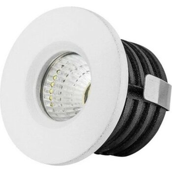 Mikasso 3W LED Spot Aydınlatma 6500K Beyaz Işık 4,45 x 2,2 cm
