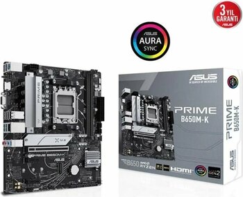 ASUS PRIME B650M-K AMD B650 Micro ATX AM5 Anakart