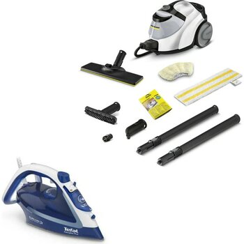 Karcher Sc 5 Easyfix Iron Plug + Tefal FV5770 Ütü Hediyeli ! - Beyaz