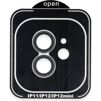 OMR02 iPhone 11 Pvd Metal Kamera Lens - Siyah - -- - 1