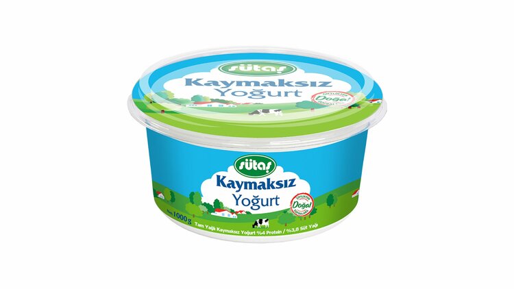 Sütaş Yoğurt Kaymaksız 1 Kg
