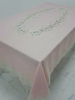 Finezza Nihal Lüx Pudra 160 x 230 cm Masa Örtüsü