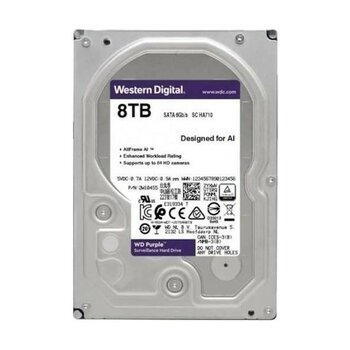 Wd 8Tb Purple WD84PURZ 5640RPM 128MB 7x24 Güvenlik Harddisk