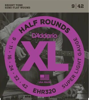 D'Addario Ehr320 009-042 Elektro Gitar Tel Seti