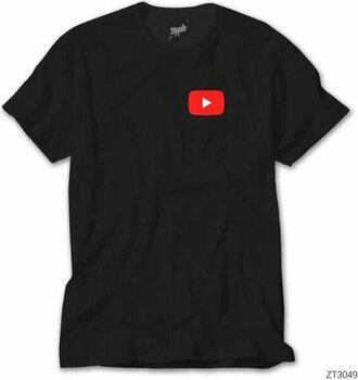 Wakha YouTube Siyah XL Tişört