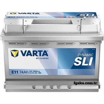 Varta Sli Dynamic E11 12 V 74 Ah 680 A En Akü - 2025