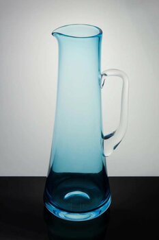 Paşabahçe El İmalatı 1100 Cc Kristal Turkuaz Büyük Boy Sürahi 1 Adet 13774