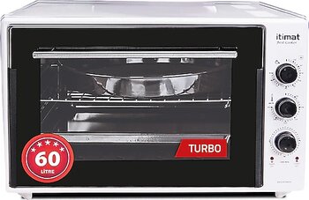 İtimat 8060 Çift Camlı Köşeli 60 lt Midi Fırın