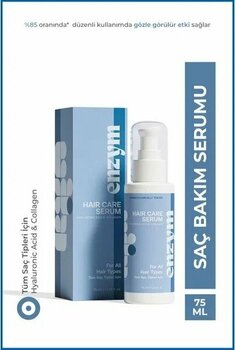 Enzym Cosmetics Saç Bakım Kompleksi Hyaluronik Asit Ve Kolajen Saç Serum 75 ml Onarıcı Nemlendirici Saç Serumu