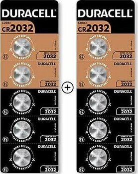 Duracell Özel 2032 Lityum Düğme Pil 3V (CR2032), 10'lu Paket