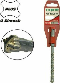 Todrill TD50583 10X210 Sds Plus 4 Elmaslı Matkap Ucu