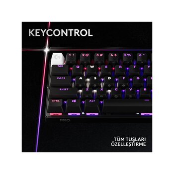 Logitech G Pro X 60 920-011913 Rgb Kablosuz Oyuncu Klavye Siyah