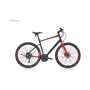 Carraro Sportive 328 C Shimano Cues 18 Vites Şehir Bisikleti Hidrolik Disk Fren 52 cm - Siyah - Kırmızı
