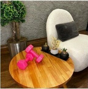 Plastik Dambıl Seti 1 kg x 2 Adet - Pembe