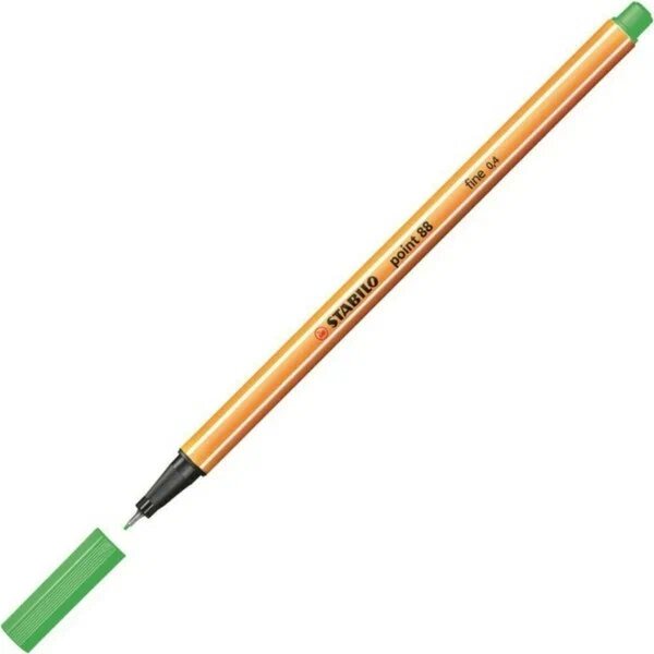 Stabilo Point 88 Fineliner Yeşil 0,4 mm Keçe Uçlu Kalem