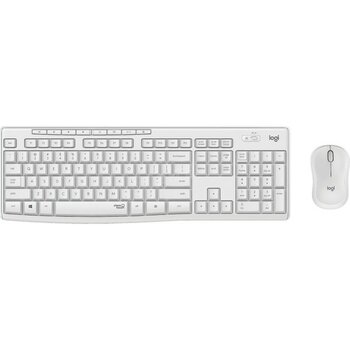 Norino Logıtech MK295 Q Tr Sessiz Kablosuz Klavye Mouse Set Beyaz 920-010089 - Renkli