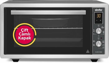 Simfer M4559 Mini Fırın, 1400 W, 45 Lt, Metal, Inoks
