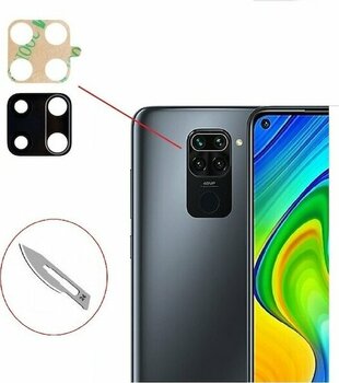 Tkgz Xiaomi Uyumlu Redmi Note 9 Pro Arka Kamera Cam Lensi + Bistüri Ucu