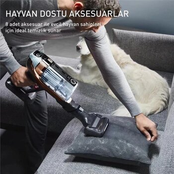 Tefal Ty99f1 X-Force Flex 15.60 Anımal Evcil Hayvan Dostu Kablosuz Şarjlı Dikey Süpürge 230 Air Watt