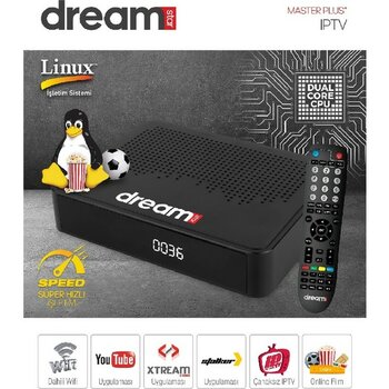 Full Hd Kablosuz Uydu Alıcı, Iptv ve Wifi Destekli Dreamstar Master Plus+ - Ahşap