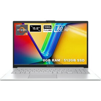 Asus Vivobook Go 15 E1504FA-BQ1741 Amd Ryzen 5 7520U 8 GB 512 GB SSD Freedos 15.6" 60Hz Fhd Taşınabilir Bilgisayar