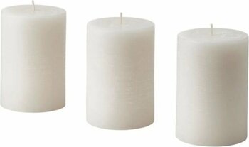 IKEA Kokulu Blok Mum, Beyaz, 30 Saat, Adlad