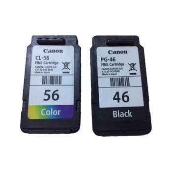 Canon Pg46 Cl56 Siyah Ve Renkli Kartuşlu Paketi.e204