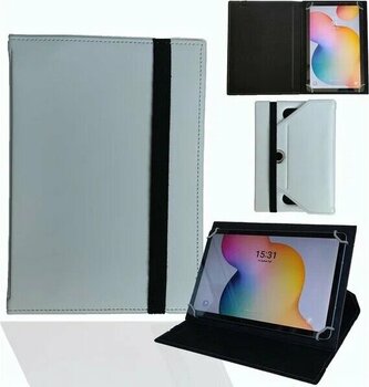 General Mobile E-Tab 20 10.1 Uyumlu Beyaz Tablet Kılıfı