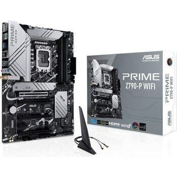AyrStore Asus Prıme Z790-P Wıfı, 4xddr5, 3x M.2, Hdmı, Dp, Type-C, Wi-Fi 6, Bluetooth 5.2, 12-13.nesil, LGA1700 Soket, Argb Gaming Anakart