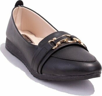 Dagoster DZA07-147231BB Siyah  Günlük Babet Kadın Ayakkabı - 37