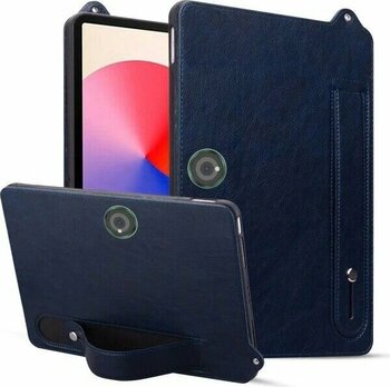 Zshskj Oneplus Pad Oppo Pad 2 Koyu Mavi TPU+PU Deri Tablet Kılıfı