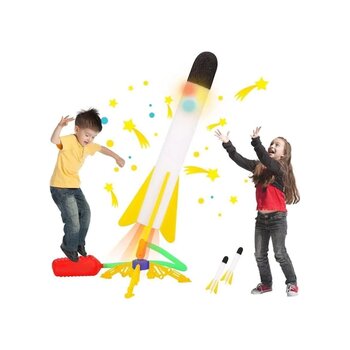 Air Rocket Oyuncak 2 Roket Ve Havalı Roketatar Tekli Açık Hava Oy
