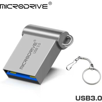 Microdrive 64Gb. Usb 3.0 Hızlı Usb Flash Bellek Metal Minik Sağlam - Gri - 64 GB